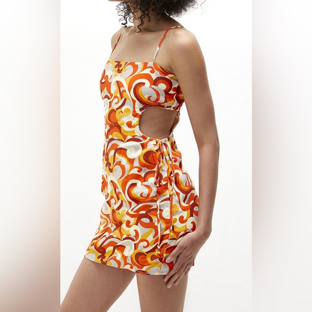 LA Hearts Sleeveless Double Side Cutout Mini Dress